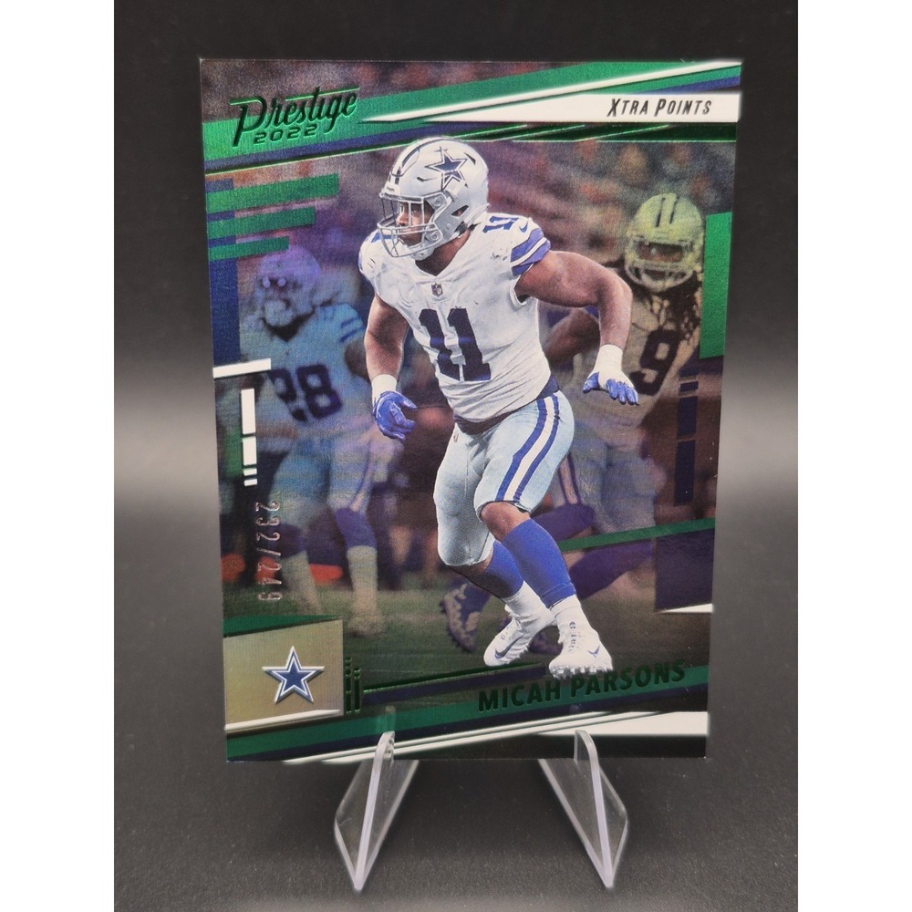 2022 Panini Prestige Micah Parsons #84 Xtra‎ Points Green /249